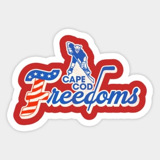 Defunct Cape Cod Freedoms Hockey Team Sticker